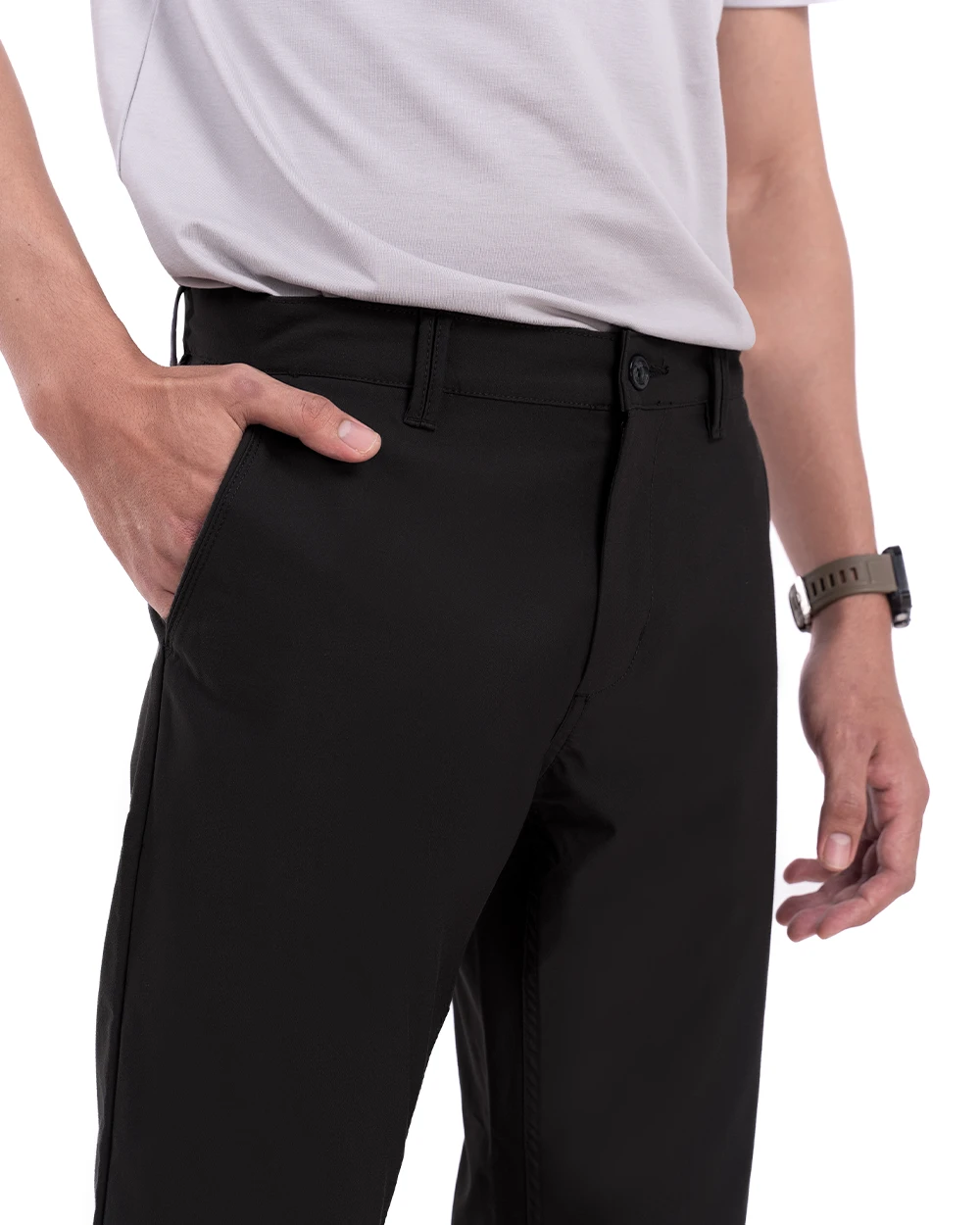 Sayed Stretch Pants Black 7