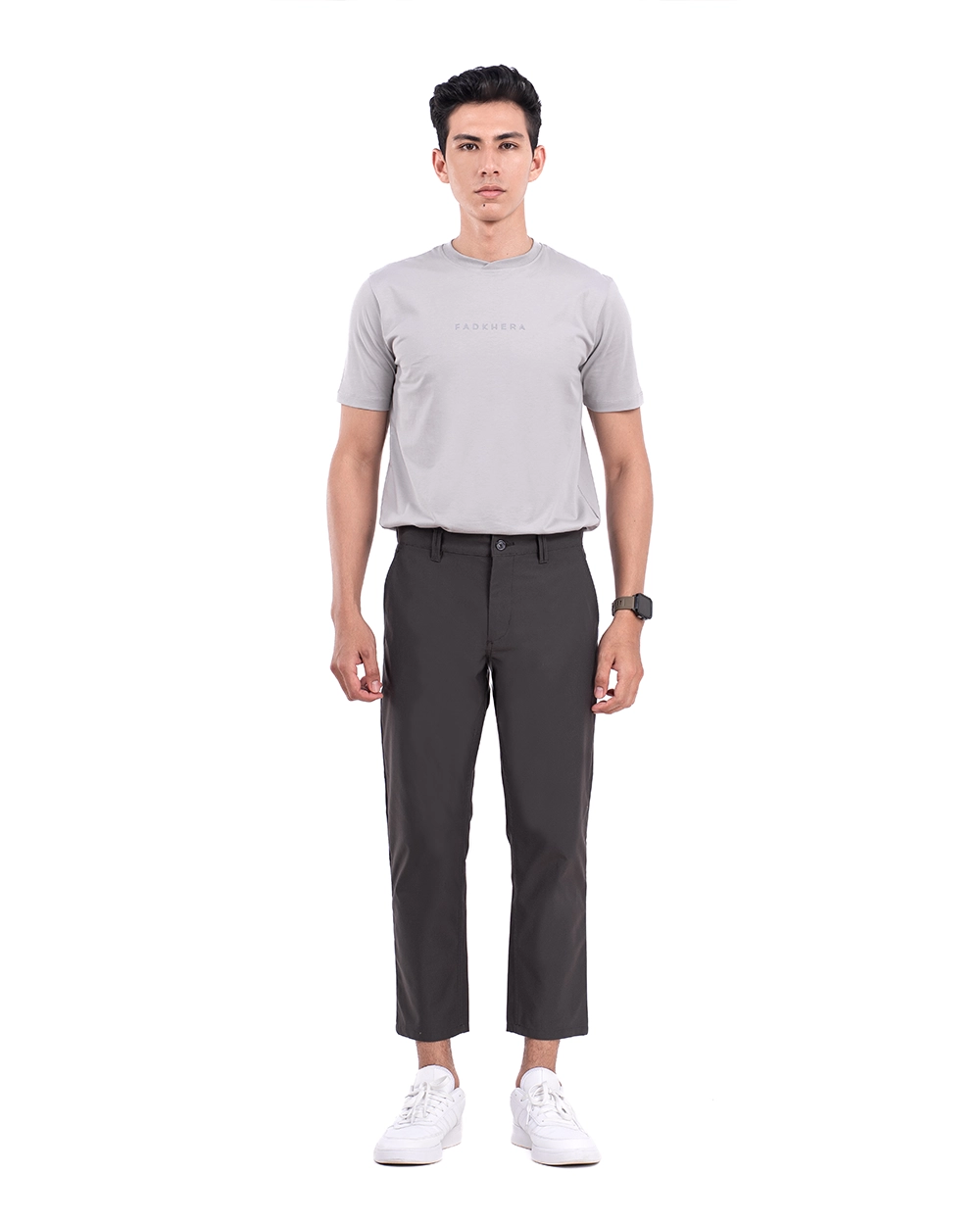 Sayed Stretch Pants Dark Grey 3