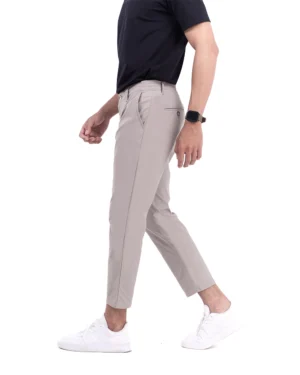 Sayed Stretch Pants Taupe 4