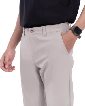 Sayed Stretch Pants Taupe 8