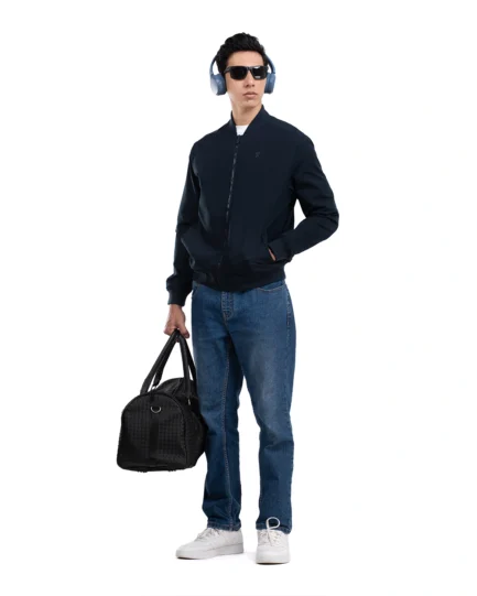 Nadeem 2.0 Stretch Bomber Jacket Navy