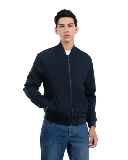 Nadeem 2.0 Stretch Bomber Jacket Navy