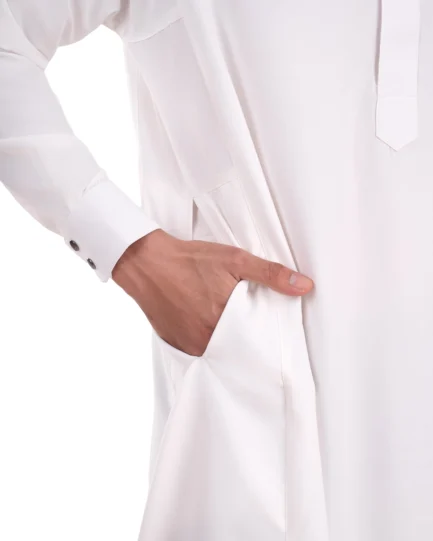 Elquds Thobe Broken White