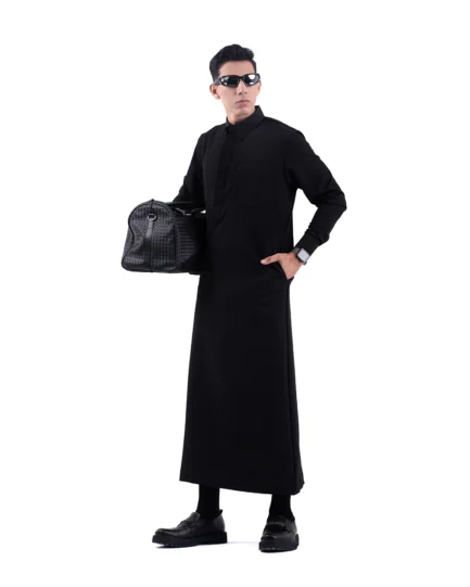 Elquba Thobe Black