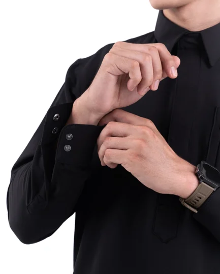 Elquba Thobe Black