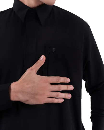 Elquba Thobe Black
