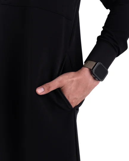 Elquba Thobe Black