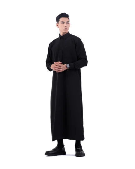 Elquba Thobe Black