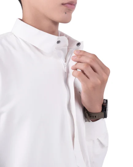 Elquba Thobe Broken White