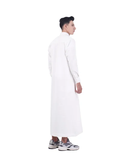 Elquba Thobe Broken White