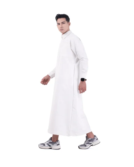 Elquba Thobe Broken White