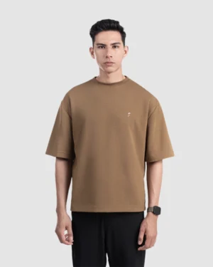 Lightweight Valdan T-Shirt Oversized Brown