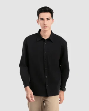 Oshie Oversized Shirt Black