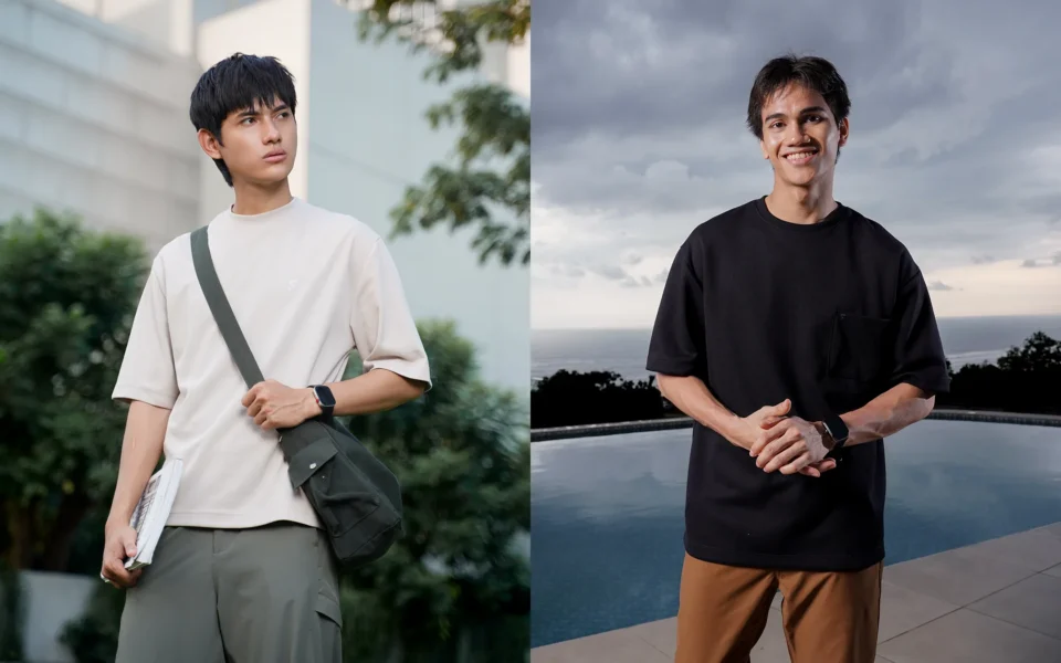 kaos oversize premium Fadkhera bergaya kasual clean-cut